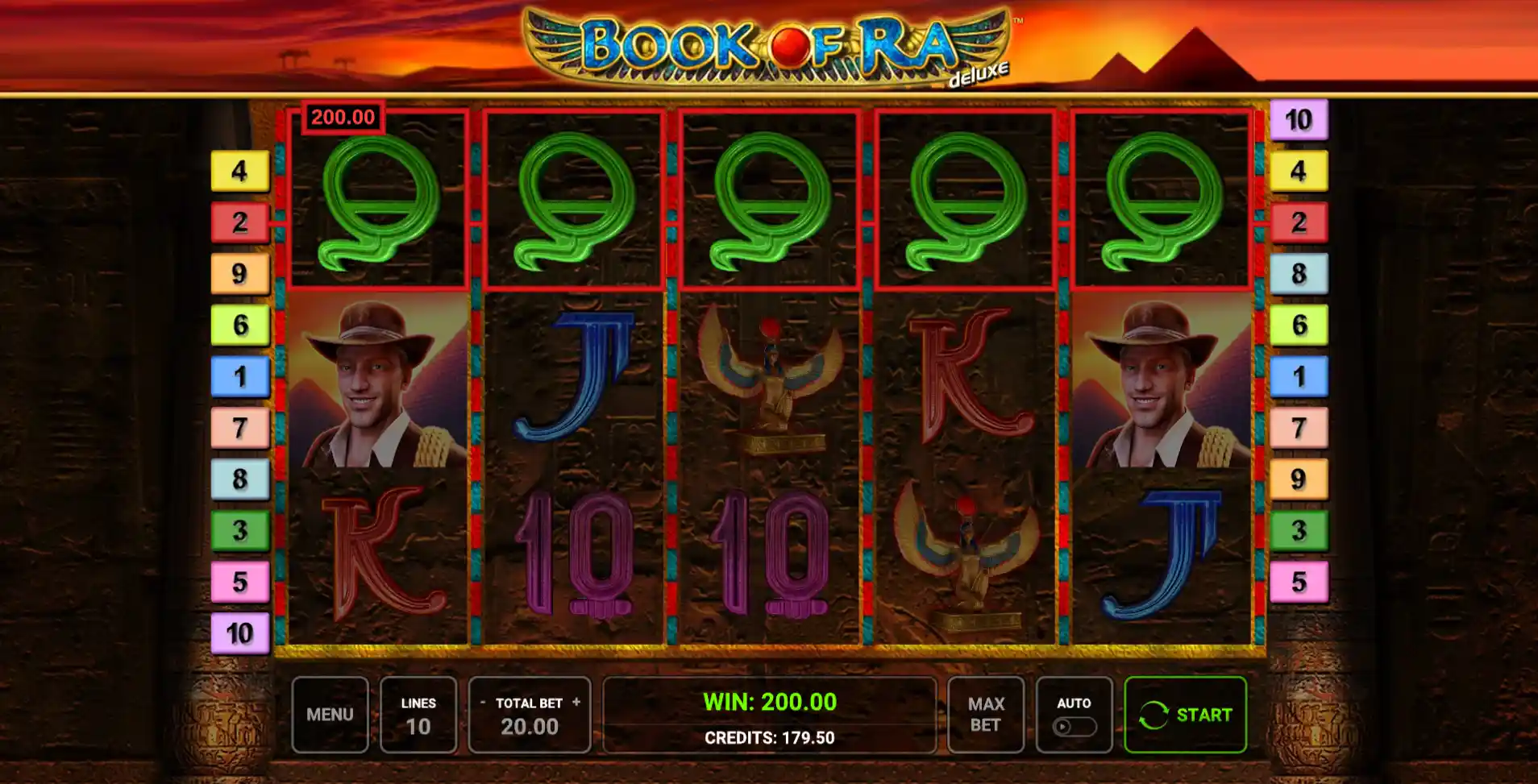 Book of Ra Deluxe ekran gry #3